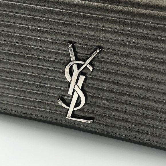 ❤️SOLD❤️Authentic Saint Laurent Metallic Kate - Picture 2 of 8
